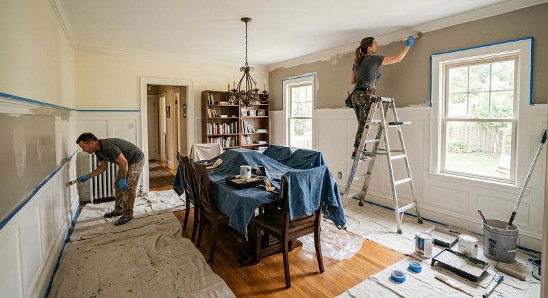 Hallway Painting in Wilmington, NC